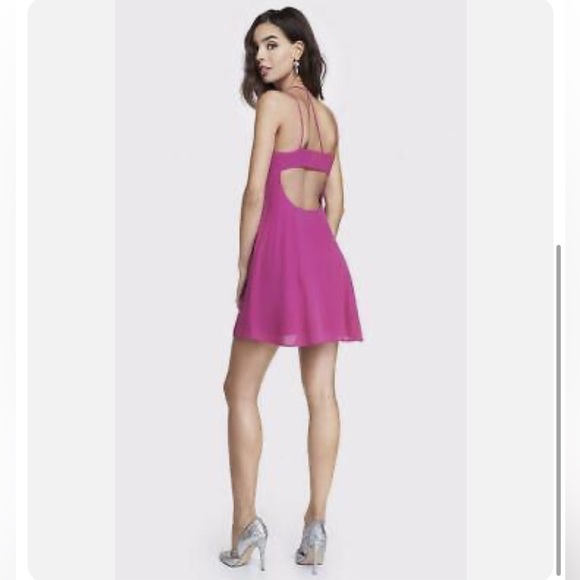 EXPRESS strappy v-neck mini dress EXCELLENT CONDITION - Picture 8 of 8